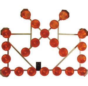 Strzała świetlna led do tablicy U-26a (22 lampy)