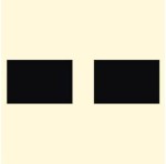 Szablon najezdniowy z folii P-14 Linia warunkowego zatrzymania złożona z prostokątów