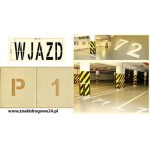 Szablon najezdniowy z folii Wjazd (80 cm x 169 cm)