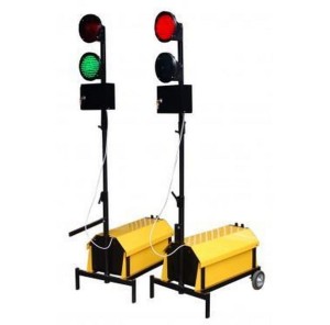 Sygnalizator wahadłowy 2-komorowy LED (fi 200) - zestaw