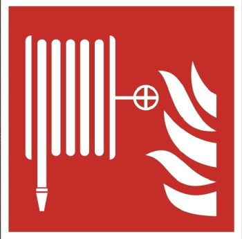 Hydrant wewnętrzny - tabliczka informacyjna