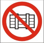 Nie zastawiać - tabliczka informacyjna