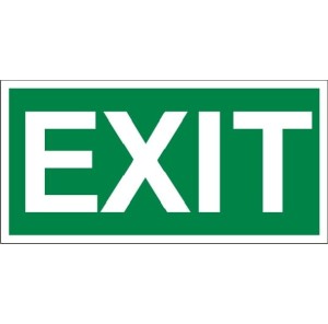 Exit 300x150 mm - tabliczka informacyjna