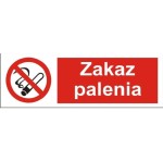 Zakaz palenia z piktogramem - tabliczka informacyjna