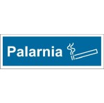 Palarnia - tabliczka na drzwi