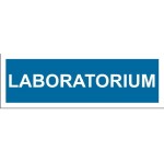 Laboratorium - tabliczka na drzwi