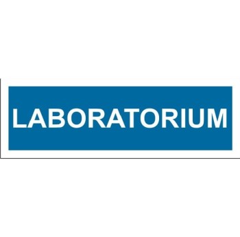 Laboratorium - tabliczka na drzwi