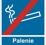 Palenie wzbronione - tabliczka na drzwi