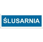 Ślusarnia - tabliczka na drzwi