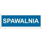 Spawalnia - tabliczka na drzwi