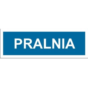 Pralnia - tabliczka na drzwi