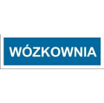 Wózkownia - tabliczka na drzwi