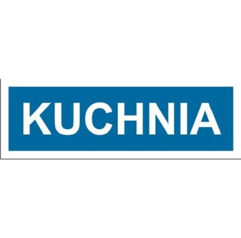 Kuchnia - tabliczka na drzwi