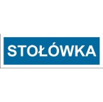 Stołówka - tabliczka na drzwi