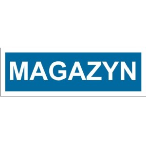 Magazyn - tabliczka na drzwi