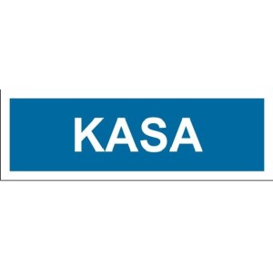 Kasa - tabliczka na drzwi