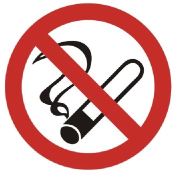 Naklejka Zakaz Palenia piktogram