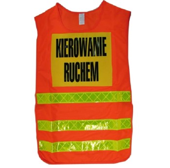 Narzutka Kamizelka Kierowanie Ruchem - bez atestu i norm