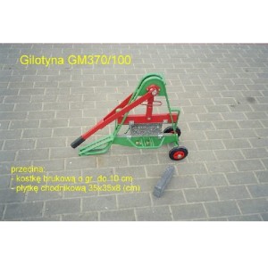 Gilotyna GM370/100 do kostki, obrzeże