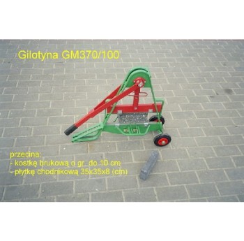 Gilotyna GM370/100 do kostki, obrzeże