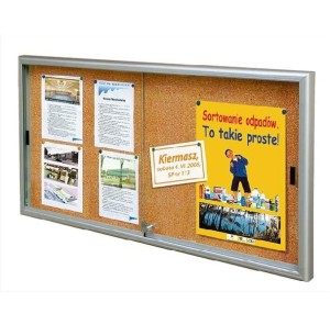 Gablota CLASSIQUE tablica korkowa szyba szkło - 315005