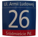 Tablica informacyjna MSI 45x45