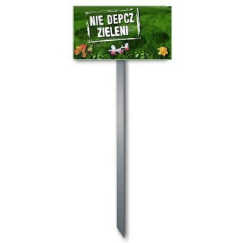 Tabliczka Trawnikowa \"NIE DEPCZ ZIELENI\"" (wzór 8)"