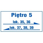 Tabliczka na klatkę schodową wzór 4