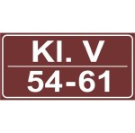 Tabliczka na klatkę schodową wzór 9