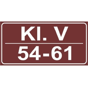 Tabliczka na klatkę schodową wzór 9