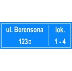 Tabliczka na klatkę schodową wzór 10