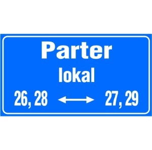 Tabliczka na klatkę schodową wzór 11