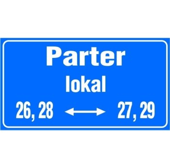 Tabliczka na klatkę schodową wzór 11