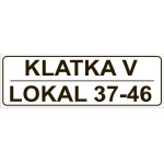 Tabliczka na klatkę schodową wzór 15