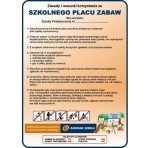 Tablica Regulamin Placu Zabaw - Radosna Szkoła (wzór1)