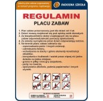 Tablica Regulamin Placu Zabaw- Radosna Szkoła (wzór2)