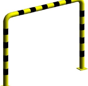 Odbojnica przyziemna prosta OPP1512H/Bariera ochronna