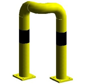 Odbojnica przyziemna skrzynkowa narożna OPSL06H/Bariera ochronna