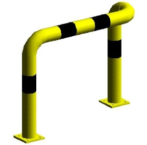 Odbojnica przyziemna skrzynkowa narożna lewa OPSL0606H/Bariera ochronna