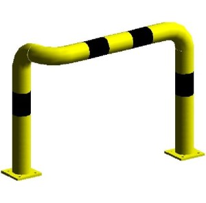 Odbojnica przyziemna skrzynkowa narożna prawa OPSP0606H/Bariera ochronna