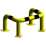 Odbojnica przyziemna \"C\"" OPC0403H/Bariera ochronna"