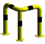 Odbojnica przyziemna \"L\"" OPL06H/Bariera ochronna"