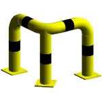 Odbojnica przyziemna \"L\"" OPL06X/Bariera ochronna"