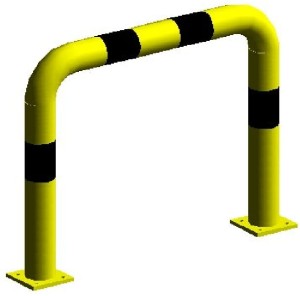 Odbojnica przyziemna prosta OPP0706H/Bariera ochronna