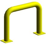 Odbojnica na stacje benzynowe MSI1R/Bariera ochronna