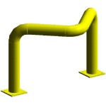 Odbojnica na stacje benzynowe MSI3R/Bariera ochronna