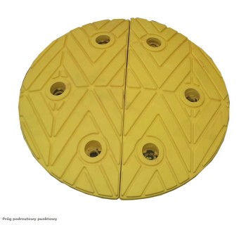 Próg podrzutowy punktowy żółty