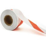 Taśma ostrzegawcza biało-czerwona 7,5cm 200mb