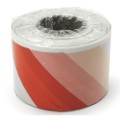 Taśma ostrzegawcza biało-czerwona 7,5cm 200mb
