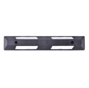 Separator parkingowy czarny z białą taśmą odblaskową 85cm 